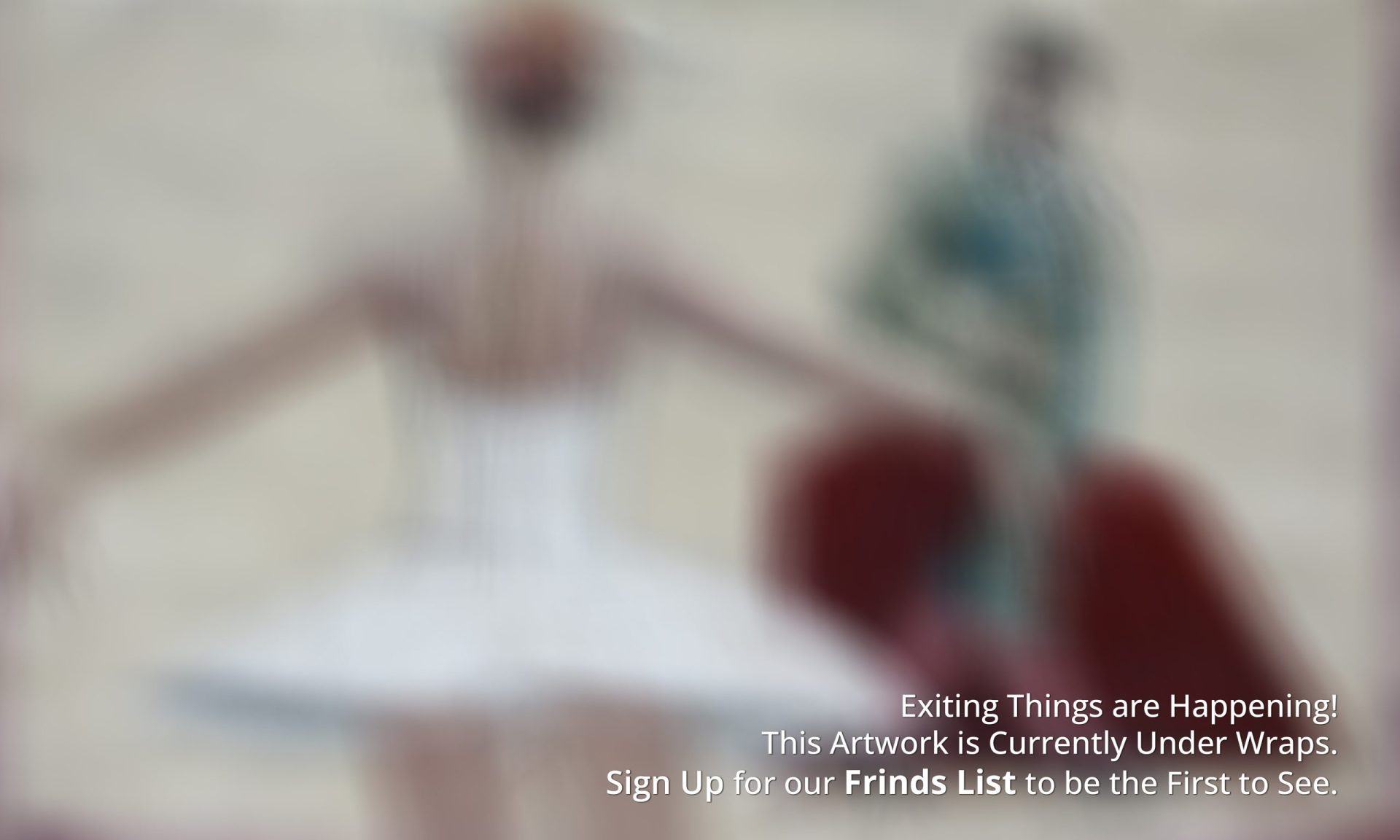 emerging artist painter cover blur