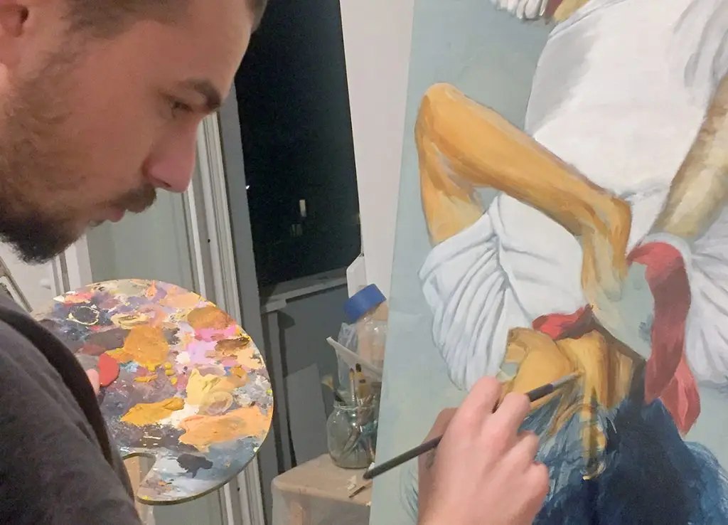 Artist Marko ciric surreal panting